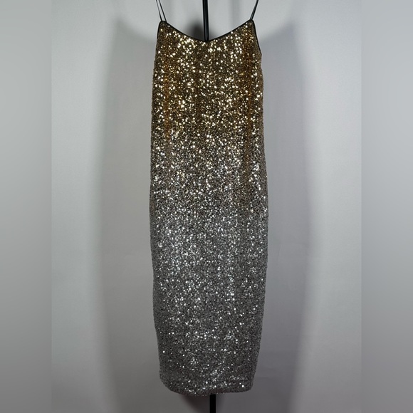 New JCrew Gwyneth ombré sequin slip dress - Picture 5 of 7